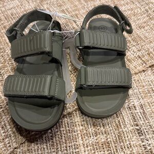 Cat & Jack Olive Green Adjustable Strap Kids Sandals